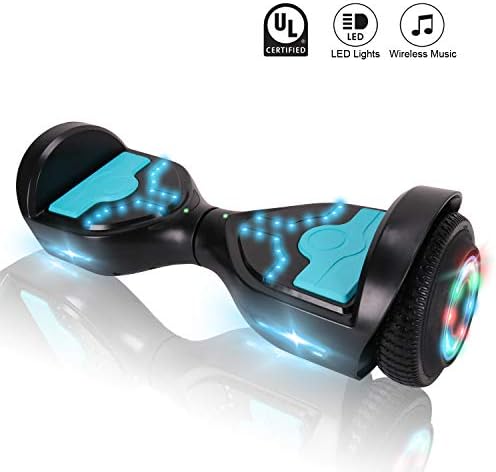 CXMScooter Hoverboard 6.5 inch Self-Balance Scooter with Wireless Speaker UL2272 Certified + Carrying Bag Handbag Included