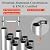 Telescoping Ladder, 12.5 FT Aluminum Extendable Ladder, 330 Lbs, Silver