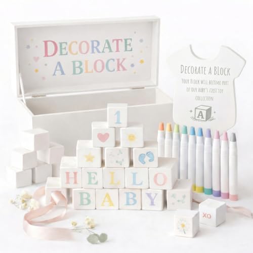 Nolia White Wooden Blocks