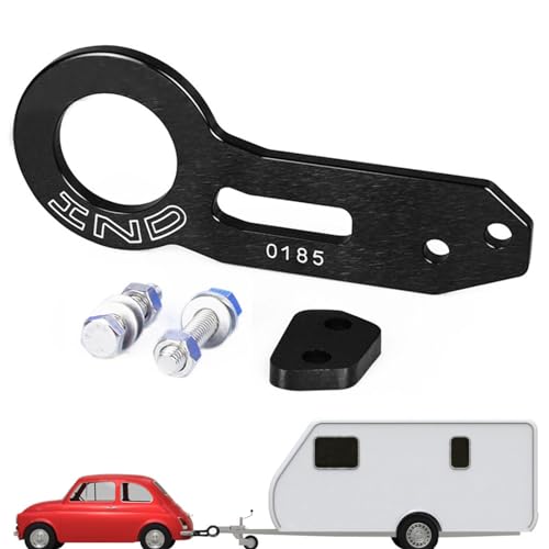 leryveo Kit de Gancho de Remolque para Accesorios de Coche,Kit de Gancho de Remolque Trasero para Coche | Gancho de Remolque Trasero de Aluminio para Coche Reutilizable para vehículos recreativos,