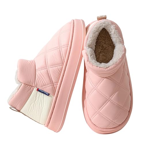 Chausson hiver femmes imperméable et chaud en duvet pour couple