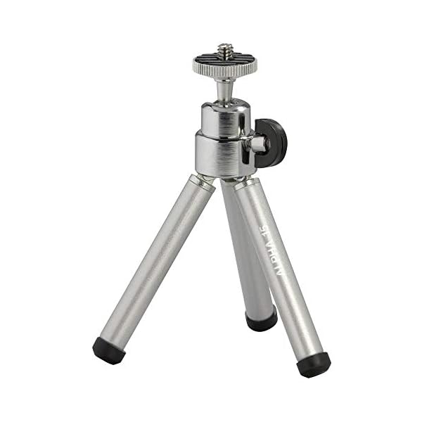 Cullmann 4007134500334 "ALPHA 15" Ministativ mit Kugelkopf silber – Bild 3