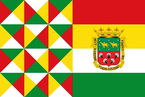 Drapeau XL Cabra Córdoba Espagne grand format imprimé pour mât - 2