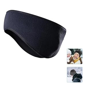 Fleece Ear Muffs for Men Women, Winter Headband Ear Warmers Ear Covers for Cold Weather Running
