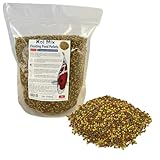 Pet Friend Koi Mix Floating Pond Pellets 1kg 3mm Variety Fish Food For Japanese Koi Carp & Goldfish Easily Digested Formula Colour Enhancing Spirulina Astaxanthin & Wheatgerm For All Year Feeding