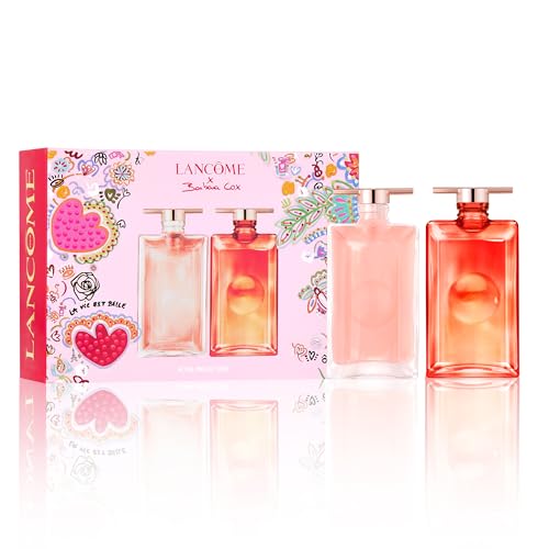 Lancme Mothers Day Mini Perfume Gift Set Includes Idle and Peach N Roses Eau de Parfum Long Lasting Womens Fragrances Notes of Bergamot Citrus Rose Jasmine and Vanilla Floral & Sweet
