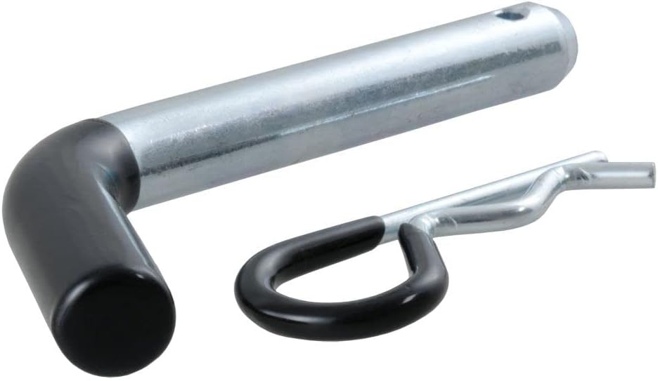CURT 21511 Trailer Hitch Pin & Clip with Vinyl-Coated Grip, 5/8-Inch Diameter, Fits 2-Inch Receiver