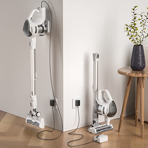 Tma Cordless Vacuum Cleaner, 6 In 1 Lightweight Stick Vacuum Cleaner With 4 Filters 8-Cell Battery&40Min Runtime, 1.3L Dust Cup&Led Floor Brush Head For Hardwood Floor/Low-Pile Carpet/Pet Hair T150 #TOP7