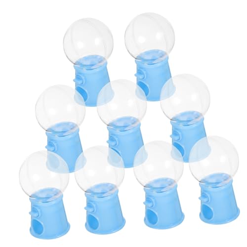 HEALSOPTHY 12pcs Mini Plastic Candy Dispenser Gumballs Machine for Party Compact Lightweight Sweet Vending Machine Reusable Design for Fun and Easy Dispensing