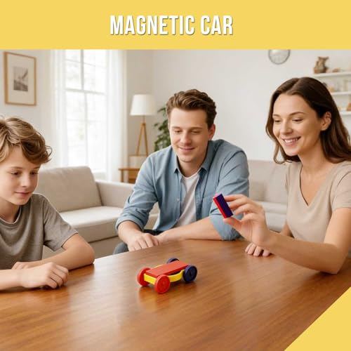 MATIFANER Junior Science Magnet Set for Education Science Experiment Tools, Includes Magnetic Levitation, DIY Compass, Magnetic Force Scale, Magnetic Maze & 10 STEM Science Projects - Image 4