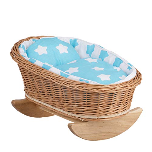 E wicker24 Alles aus Weide Una cama mecedora