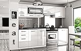  IKAR  Cucina Completa Modulare Lineare L 240 / 180cm 7 pz  Piano di Lavoro Incluso  Set di mobili da Cucina