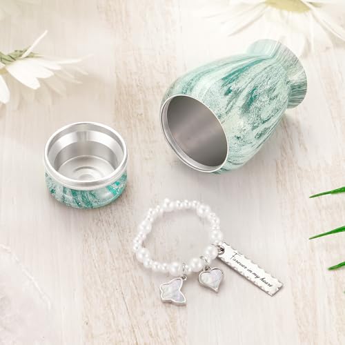 image for Dletay Small Urns for Human Ashes 2.85 Inch Mini Cremation Urns for Mo