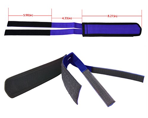 Outgeek 1 Pair Bike Pedal Straps Pedal Toe Clips Straps Tape for Fixed Gear Bike (Blue)