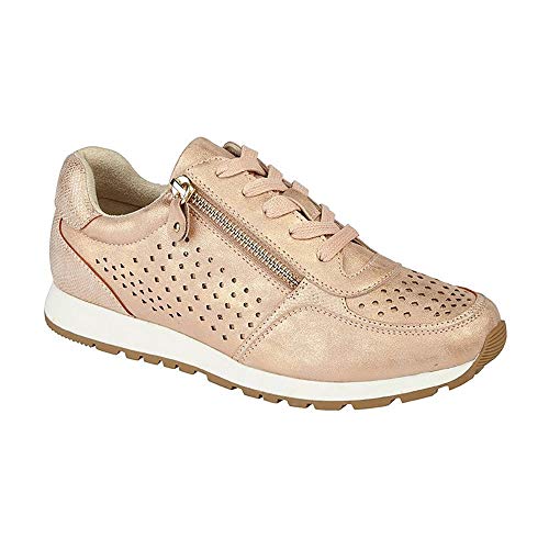 Cipriata ANTA Baskets à fermeture éclair pour femme Or rose métallisé - Or - rose gold, 40 EU Cover