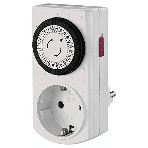 Preisvergleich Produktbild Bachmann 852.104 Mini Zeitschaltuhr 24h, Weiß