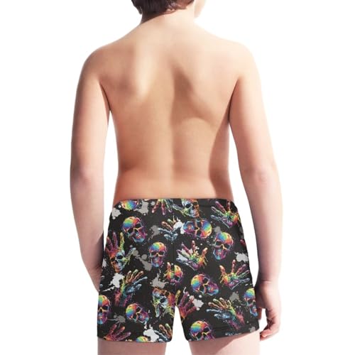 Showudesigns Boys Swim Trunks 5-14 Years Old Kids Swimming Trunks Beach Wear3
