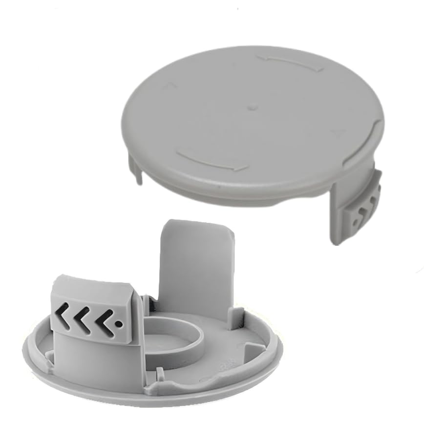 Txdzking 2Pcs Trimmer Spool Cover Cap Compatible with Ryobi AC14HCA RLT1825M20S/OLT1832/RLT183215 18V ONE+,Durable Spool Cap Replacement