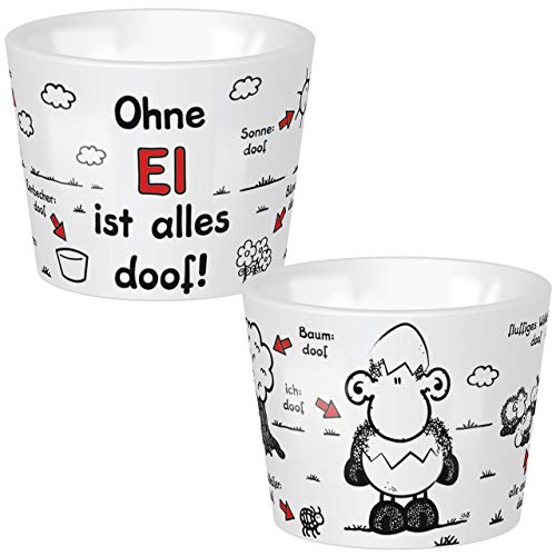 Sheepworld 46470 Eierbecher Ohne Ei ist doof!