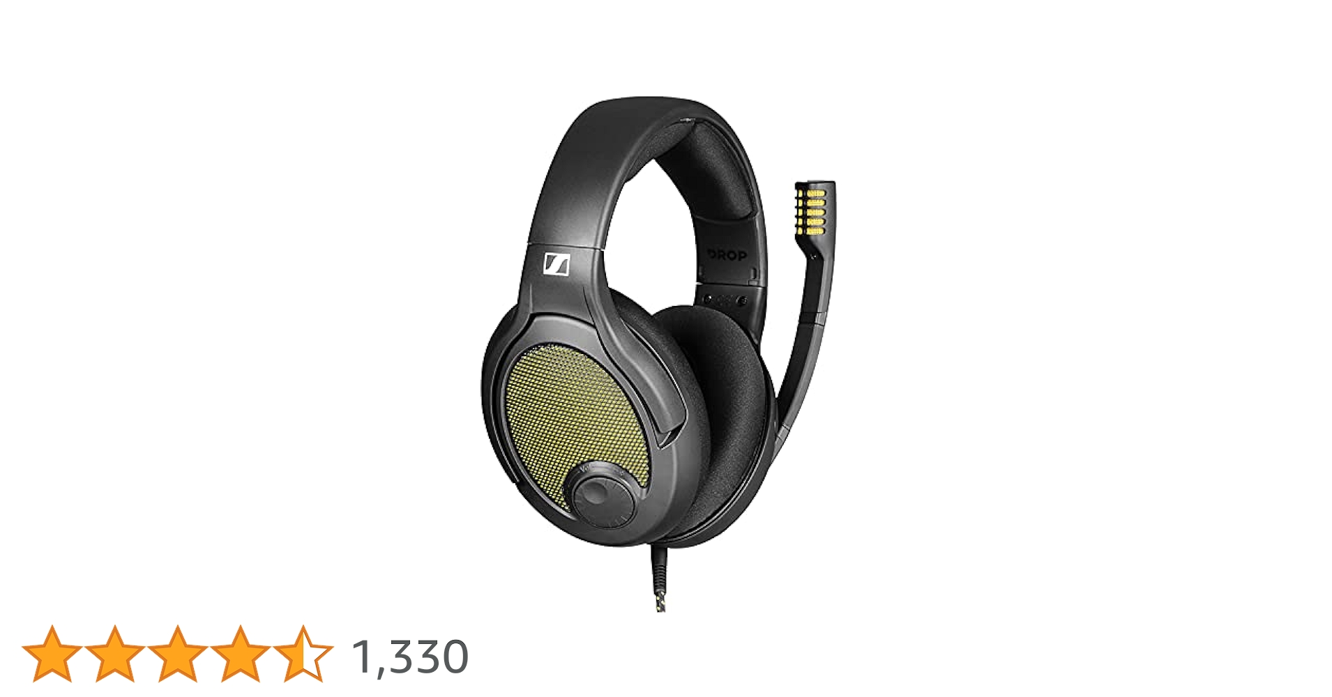 PC 38X ヘッドセット ブラック/イエロー Amazon.co.jp: DROP + EPOS PC38X ゲーミングヘッドセット