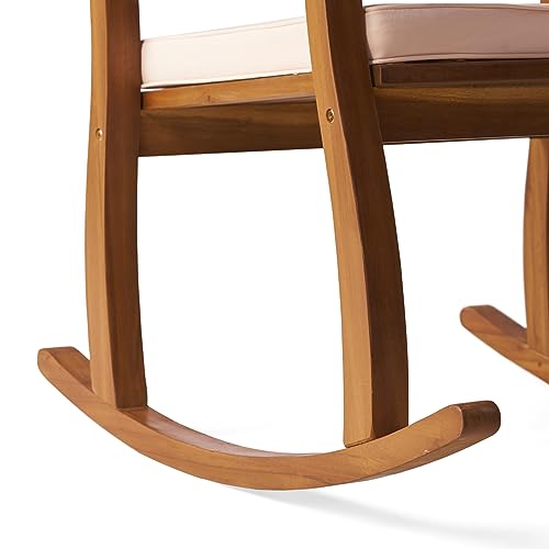 Christopher Knight Home 298177 Selma Acacia Rocking Chairs thumb #8