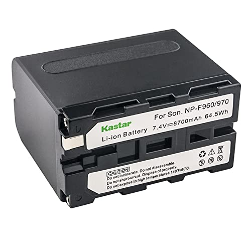 Image of Kastar NP-F960 / NP-F970 Battery 2-Pack Replacement for Feelworld LUT7S PRO 7 INCH 2200NITS DSLR Camera Field Monitor, P7 7 INCH UTRA Bright 2200NIT Camera DSLR Field Monitor
