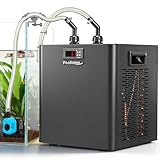 Poafamx 1/3 HP Aquarium Chiller, Quiet Titanium...
