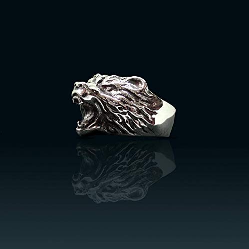 Bear Ring, Silver Bear Ring, Grizzly 