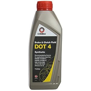 Comma BF41L 1L DOT 4 Brake and Clutch Fluid – Grey