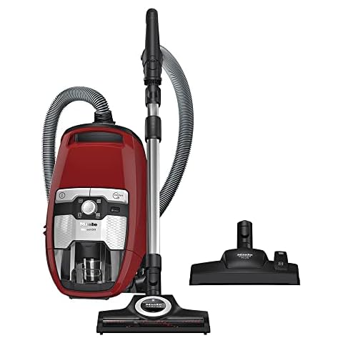 Miele Blizzard CX1 Cat & Dog - Bodenstaubsauger ohne Beutel mit Turbobürste für Tierhaare, EcoTeQ Plus-Düse Cover