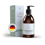 LIVSTRØM BIO Aloe Vera Gel - intensive Feuchtigkeitspflege für Gesicht, Haut & Haare, Made in Germany, Zitrus-Duft, vegan, natürlich und rein, 250ml
