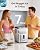 EUHOMY Nugget Ice Maker Countertop, Ready in 7 Mins, 35Lbs/24H Pebble Ice Maker Machine, Self-Cleaning Countertop Sonic Ice Makers with Ice Scoop&Basket, Pellet Ice Maker for Home, Stainless Steel