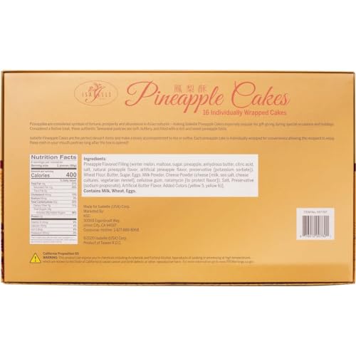 Isabelle Pineapple Mini Cakes, 1.7 Ounce (16 Count) - Thumbnail 2