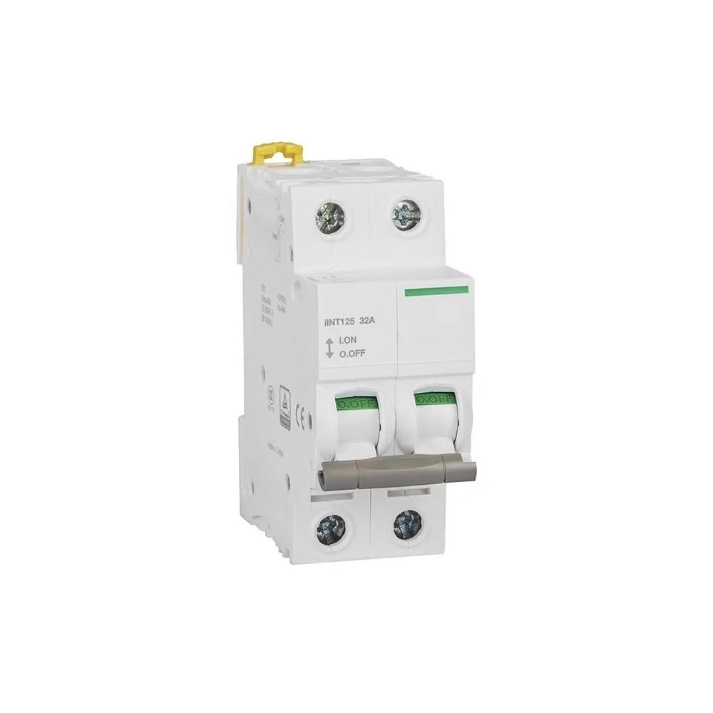 Interruttore Differenziale Puro Salvavita, Tipo C 2P 32A, 63A, 80A, 100A, Interruttore Elettrico Miniaturizzato Magnetico Termico 125A 400VAC 50HZ 6KA(100A)