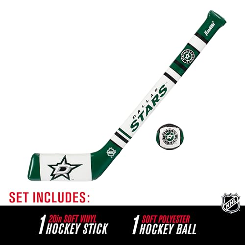 Image of Franklin Sports NHL Team Mini Soft Hockey Stick Set - NHL Team Soft Foam Mini Hockey Stick and Ball - Great Toy for Kids