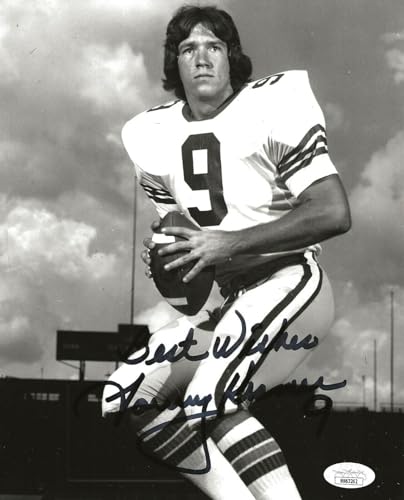 Tommy Kramer Minnesota Vikings signed Rice Owls 8x10 photo autographed JSA - Autographed NFL Photos