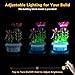 Kyglaring Light Kit Compatible with Lego Flowering Cactus 11509 Building Blocks, Upgrade Touch Controls and Colorful Lighting, Building Block Accessory for Lego 11509 Model Set, Lights Only