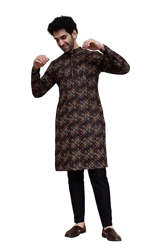 Pantalons kurta géométriques Kisah tenue idéale pour vos soirées d'été