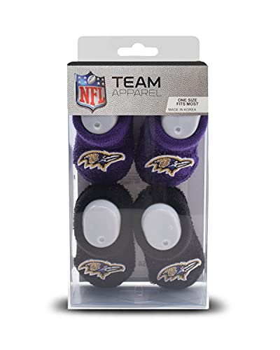 Image of FBF - NFL Team Logo & Colors Infant Bootie Socks 0-12 Months - 2 Pack
