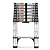 Telescoping Ladder, SocTone 12.5 FT Aluminum Lightweight Extension Ladder with 2 Triangle Stabilizers, Heavy Duty 330lbs Max Capacity, Multi-Purpose Collapsible Ladder for RV or Outdoor Work