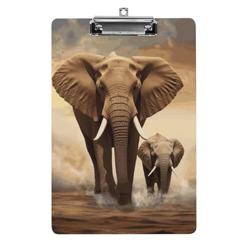 Porte-bloc métal acrylique A4 planche à pince imprimée pour étudiant et bureau