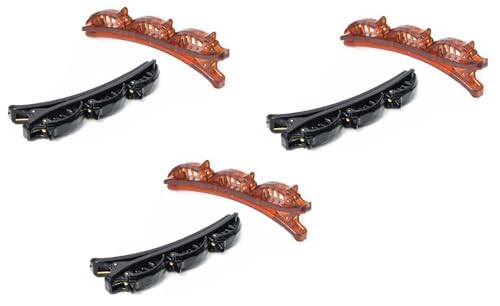 6 Pcs Hair Clip, Double Layers Twist Band French Braider