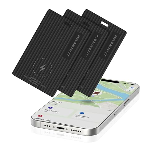 3-Pack Slim Wallet Tracker Card (Rechargeable, iOS only)