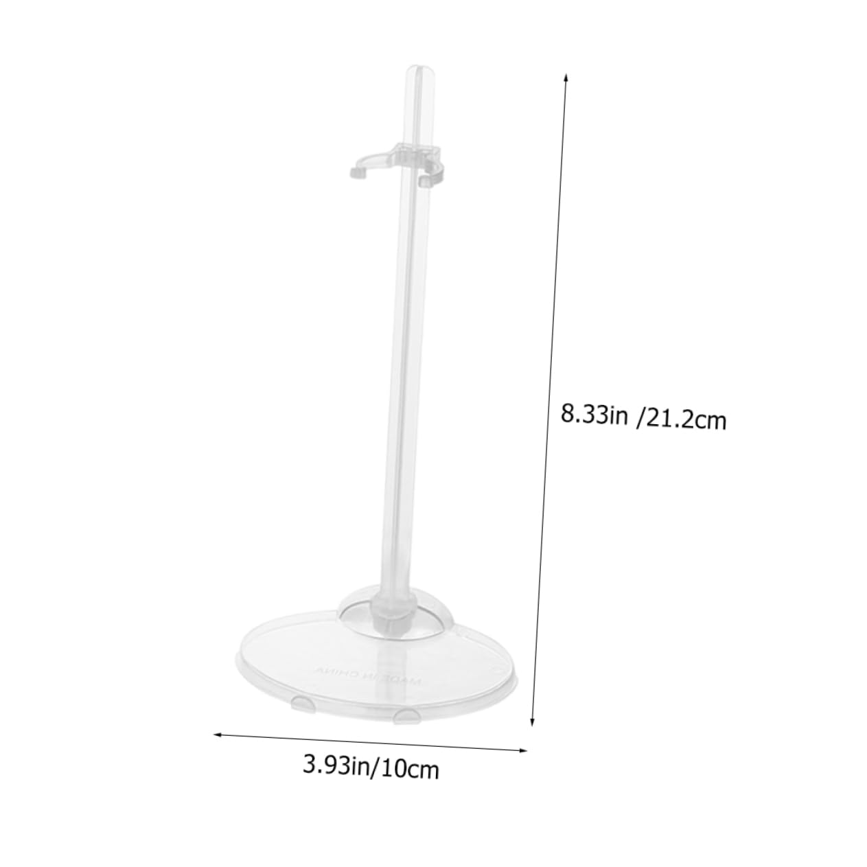 BCOATH 10pcs Plastic Doll Stand Holder Doll Rack for Display Sturdy Action Figure Stand