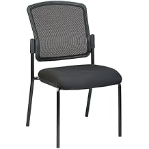 Dakota2 Armless Mesh Back Fabric Seat Stack Chair Black Fabric Seat/Black Mesh Back/Black Steel Frame Dimensions 19"W x 24.8"D x 35.4"H Seat Dimensions 18"Wx19"D