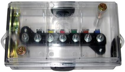 Tectran Translucent 7-Way Junction Box (667-7090) - Single