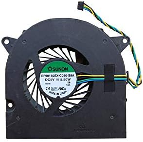 Z-one Fan Replacement for Lenovo All in One 510-22ASR 510-23ASR 520-22IKU 520-22IKL 00XD821 CPU Cooling Fan EF90150SX-C030-S9A 4-Wire 4-pins