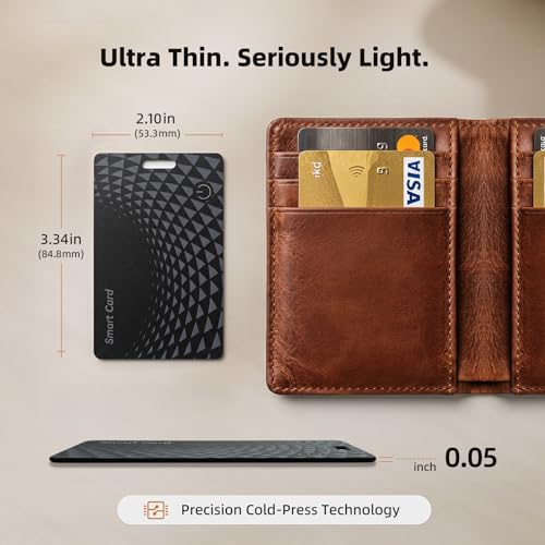 Image of Wallet Tracker Card Pro 2 Pack, Bluetooth Tracking Card (iOS & Android)