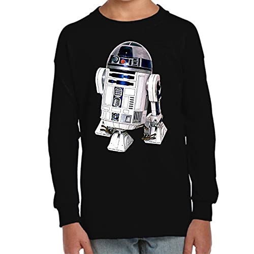 Camiseta Manga Larga de NIÑOS Star Galaxia Guerra Wars Vader Dark Solo Fuerza R2D2 301 11-12 Años