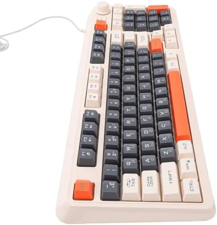 Bewinner 94 Keys Mechanical Russian Keyboard for Gaming Work Office - 5